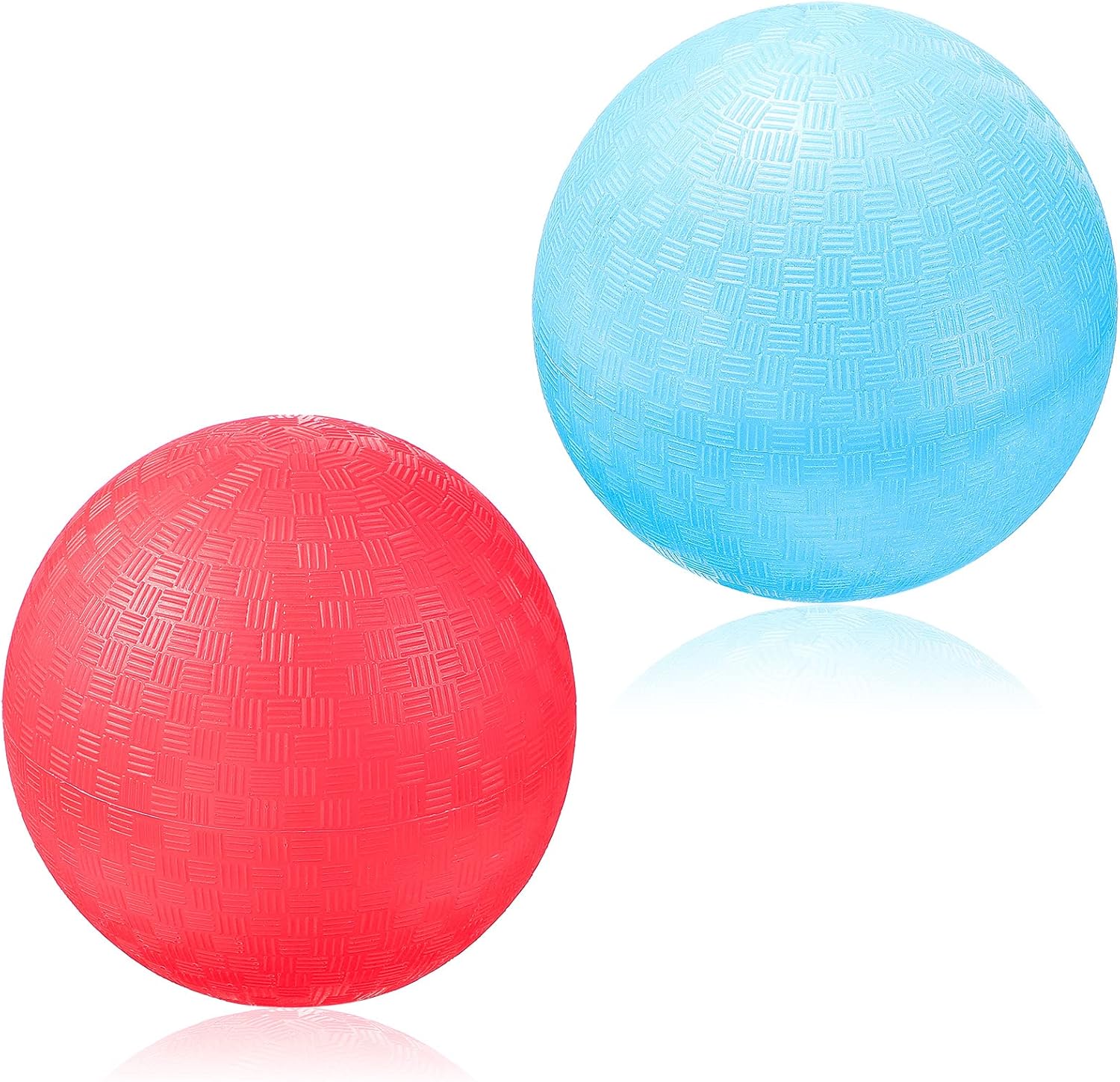 Civaner 2 Pack of 5 Inch PVC Made Dodgeball Balls, Red Blue, Suitable for Kids Outdoor Play, Exercise, Yoga