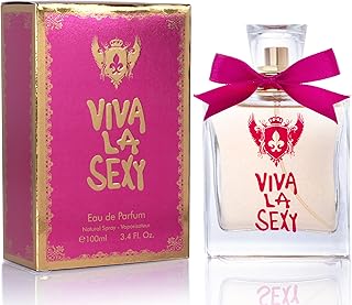 Viva La Sexy for Women Eau De Parfum - Features Berries & Mandarin on Top - Honeysuckle, Gardenia & Jasmine - Blend of Fruit & Floral with Sweet Finish - Elegant 100ml Bottle For Any Occasion