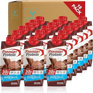 Premier Protein High Protein Shakes Variety Sampler Pack Chocolate 11 Fl. Oz Each (18pk)