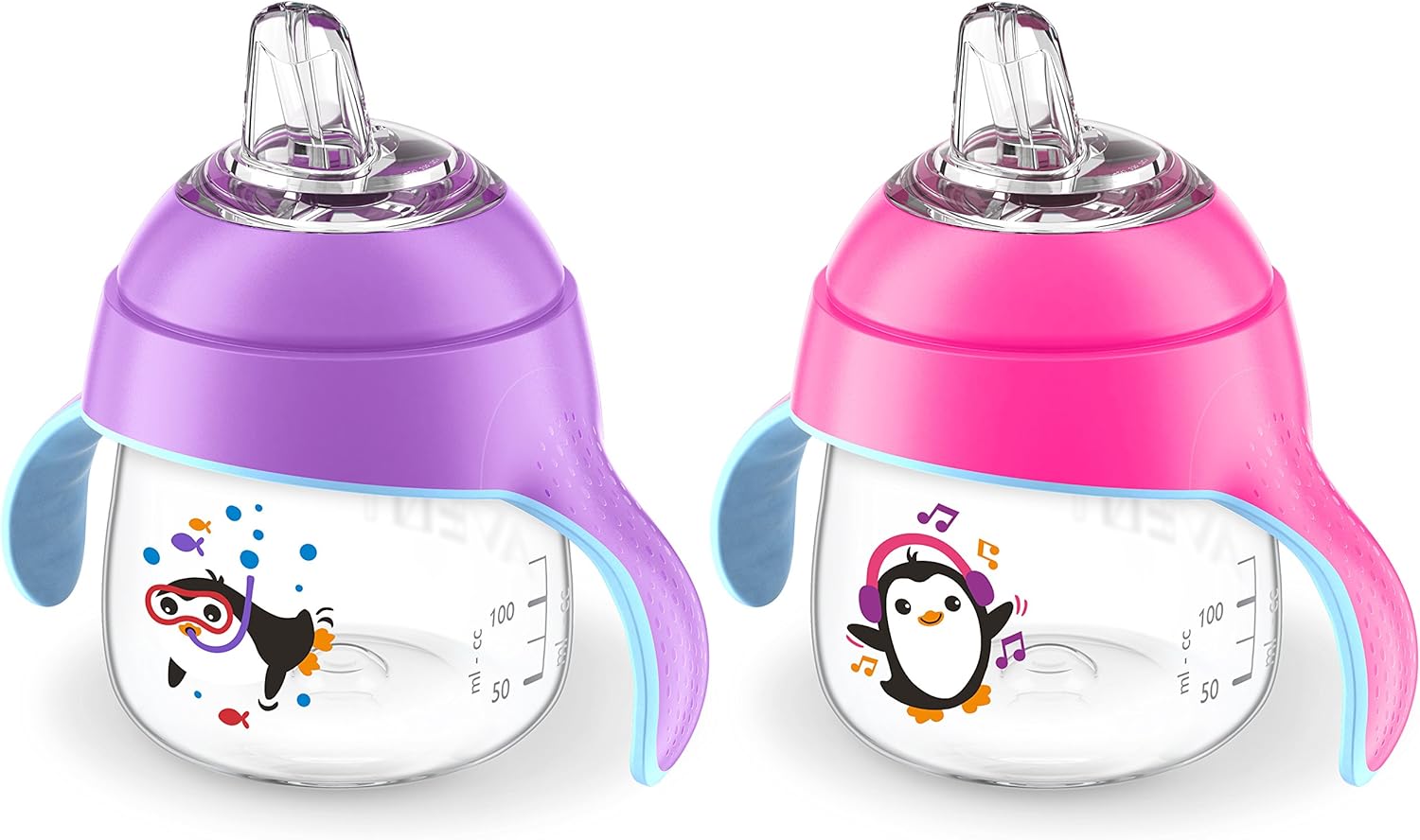 Philips AVENT SCF751/29 Learning Cup with Spout 200 ml – Learning Cups with Spout (6 Months), Multicoloured, Polypropylene (PP), Silicone, Indonesia, 200 ml, 100 g