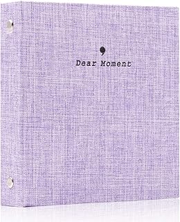 Ablus 100 Pockets Mini Photo Album - Fits for Fujifilm Instax Mini 9 Mini 8 Mini 90 Mini 25, Polaroid Snap PIC-300, Kodak Mini 3-Inch Film（Purple）