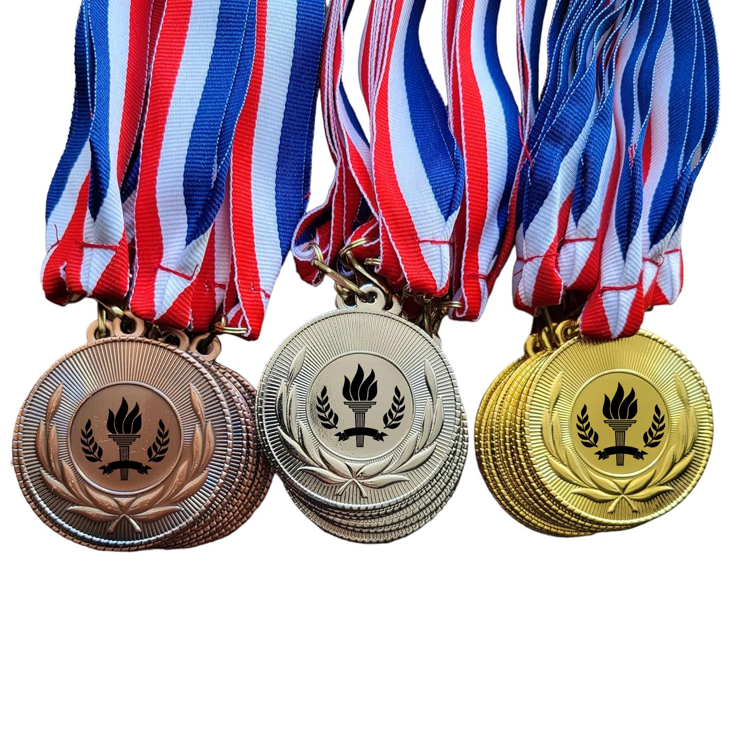 Personalised Metal Medals - Pack of 10 | Custom Text | Sturdy Keepsakes for Every Celebration and Achievement