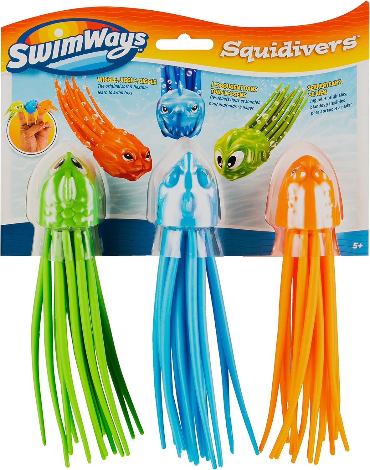 SwimWays Squidivers Assorted Colours 3 Pack