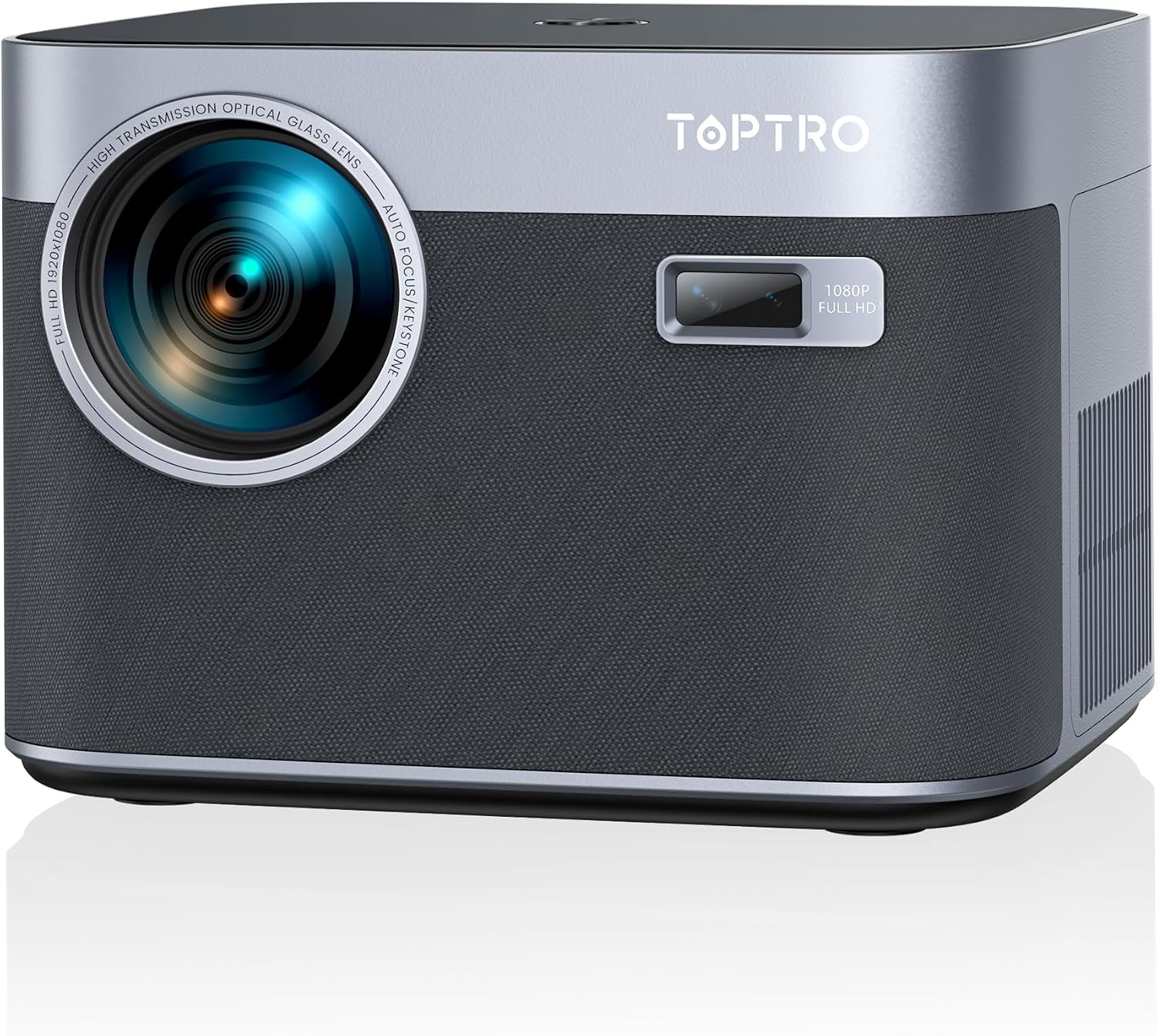 【Built-In Netflix】Projector 4K Support, Smart Projector with 35000 Lumens Auto Focus/Keystone, WiFi 6 Bluetooth, 50% Zoom 300" Display 1080P Movie Projectors for Home Cinema/Bedroom/Party/Camping