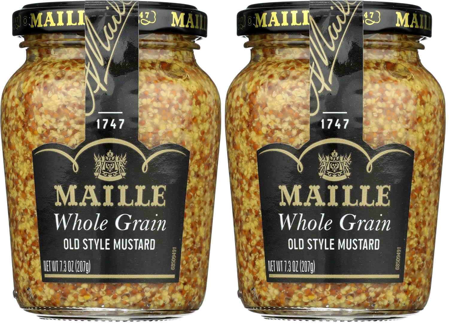 Maille Mustard, Old Style, 7.3 oz (Pack of 2)