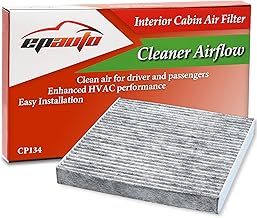 EPAuto CP134 (CF10134) Premium Cabin Air Filter includes Activated Carbon