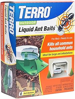 Terro 1806 Outdoor Liquid Ant Baits, 1.0 fl. oz. - 6 count