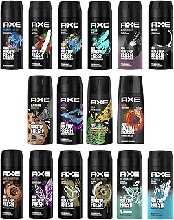 12 AXE body spray deodrant Anit-Aerspirant (12X 150 ml/5.07 oz, Mix within the available kinds)