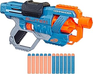NERF Elite 2.0 Commander RD-6 Dart Blaster, 12 Darts, 6-Dart Rotating Drum, Outdoor Toys, Easter Gifts for Kids, Ages 8+