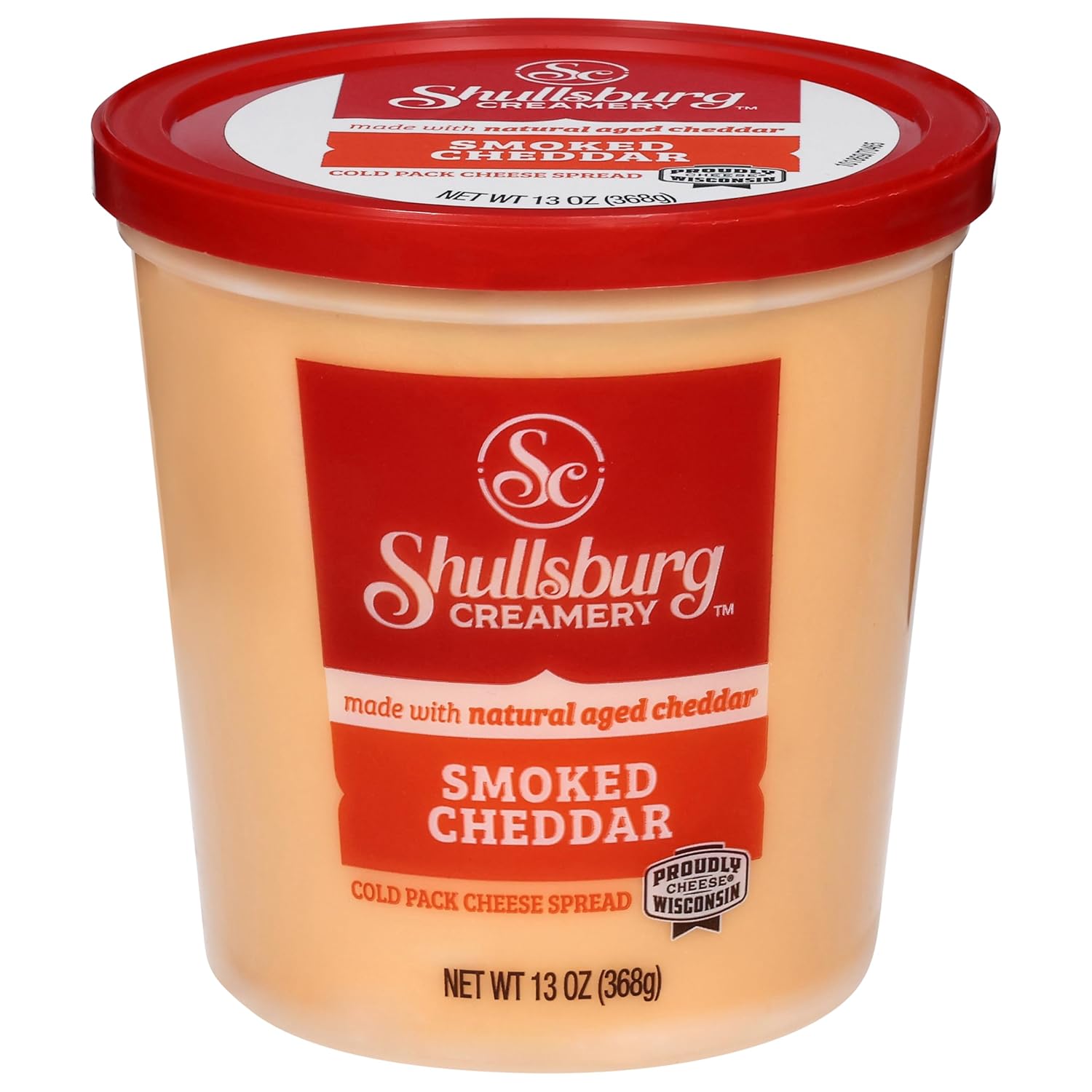 Shullsburg Creamery - Smoked Cheddar Cold Pack Cheese Spread - 13 oz.