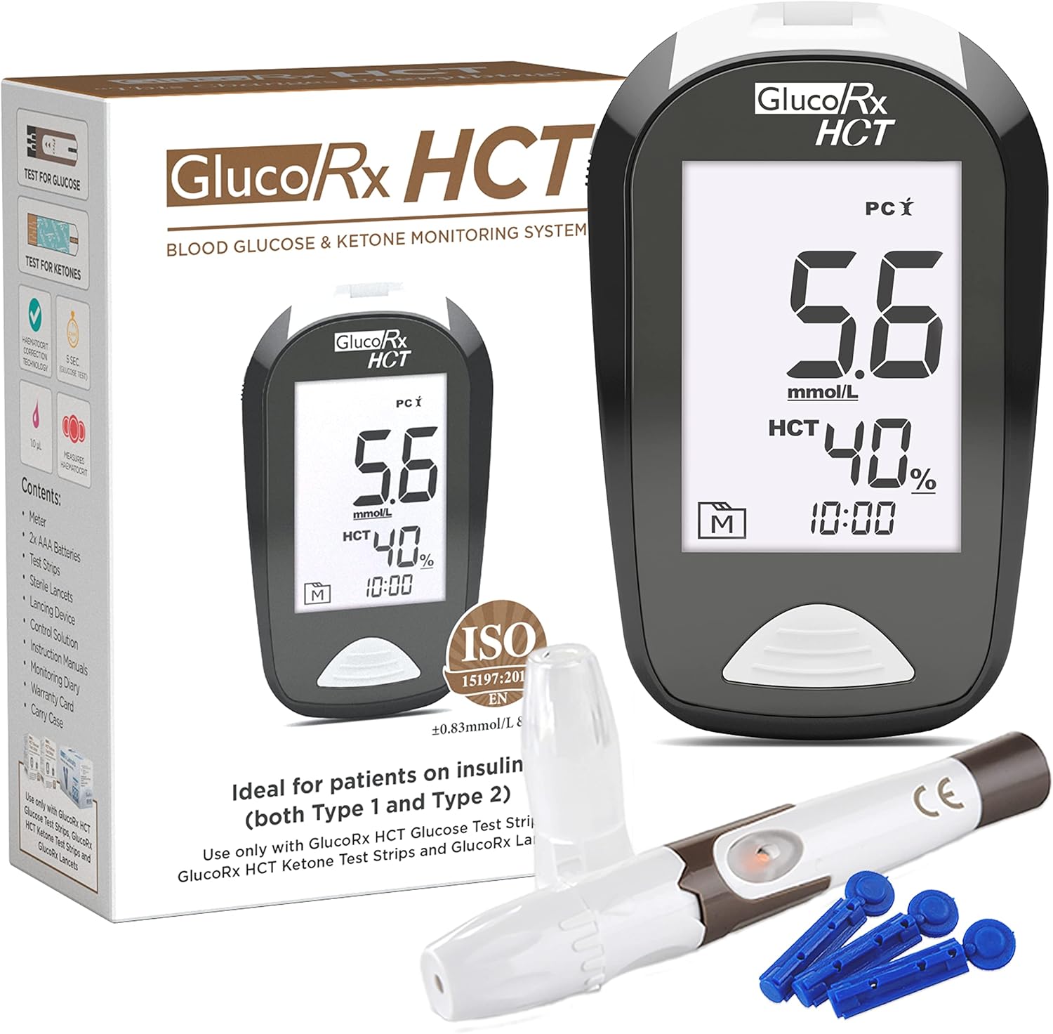 GlucoRx HCT Blood Glucose Monitoring System