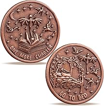 LParkin Just One More Chapter Coin Gamer Bookish Gifts for Book Lovers - Unique Book Coin Flip Book Merch & Bookish Coins Presents for Reader Women, Decision Maker Idea (one More Chapter - Dragons)