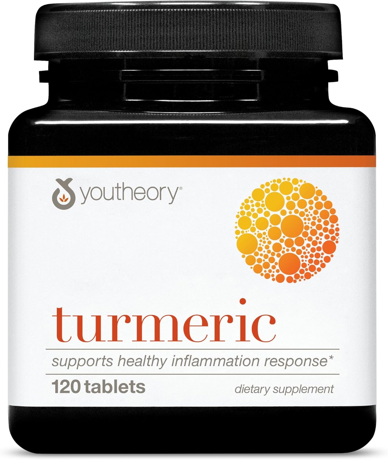 Youtheory Turmeric Advanced - 450 mg Turmeric Supplement - with 15 mg Black Pepper & 300 mg Olive Leaf Extract - Curcumin Joint Support* - Soy, Dairy & Gluten Free - 120 Vegetarian Tablets