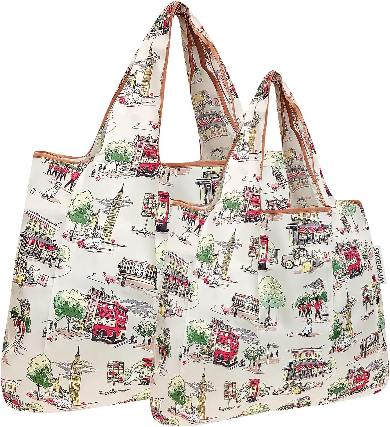 allydrew Large Foldable Tote Nylon Reusable Grocery Bag