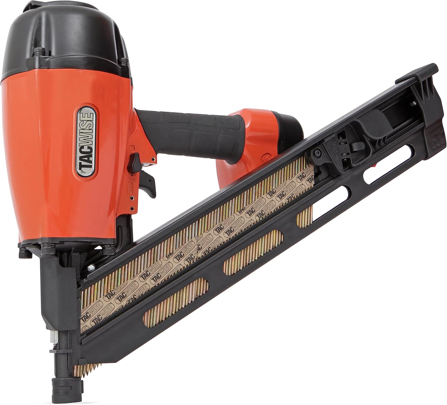 Tacwise KDH90V Angled Air Framing Nailer, Uses Paper Collated Strip Nails, 50-90 mm, 34° Inclined