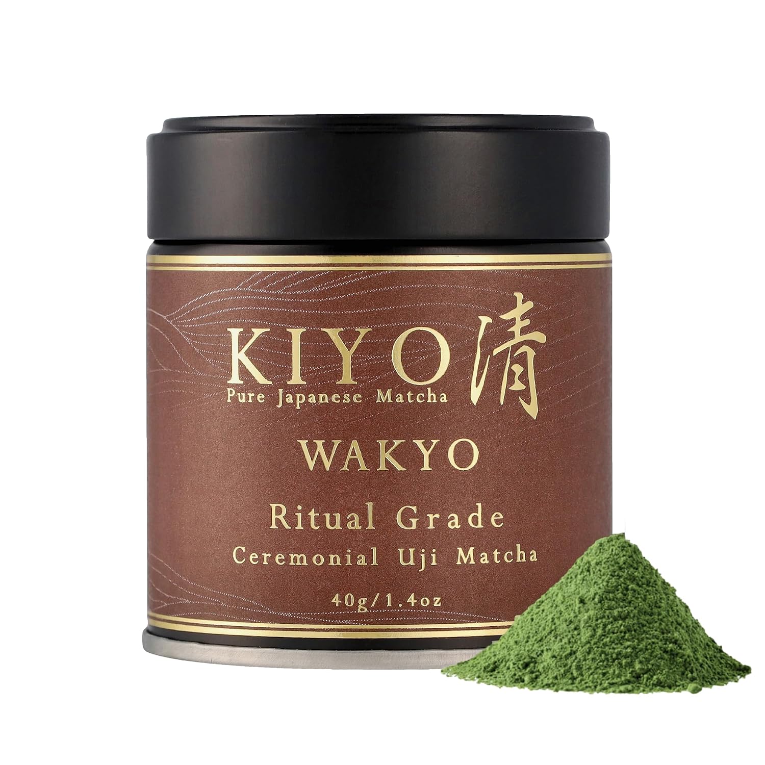 Kiyo Matcha Ritual Grade Wakyo Ceremonial Uji Matcha, 40g/1.41oz