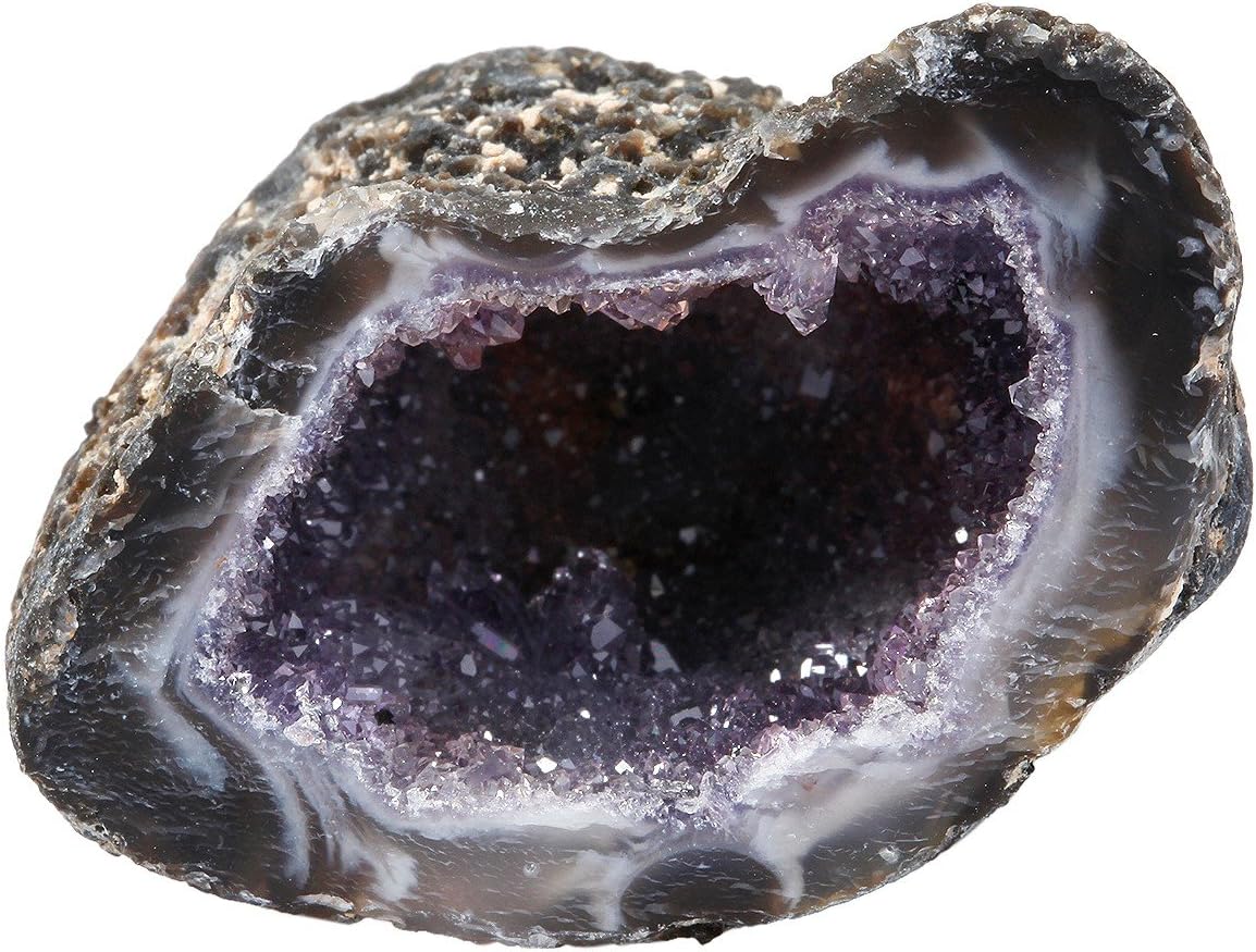 Rockcloud Natural Raw Healing Crystal Druzy Geode Agate Mineral Irregular Home Decoration Gemstone Specimen