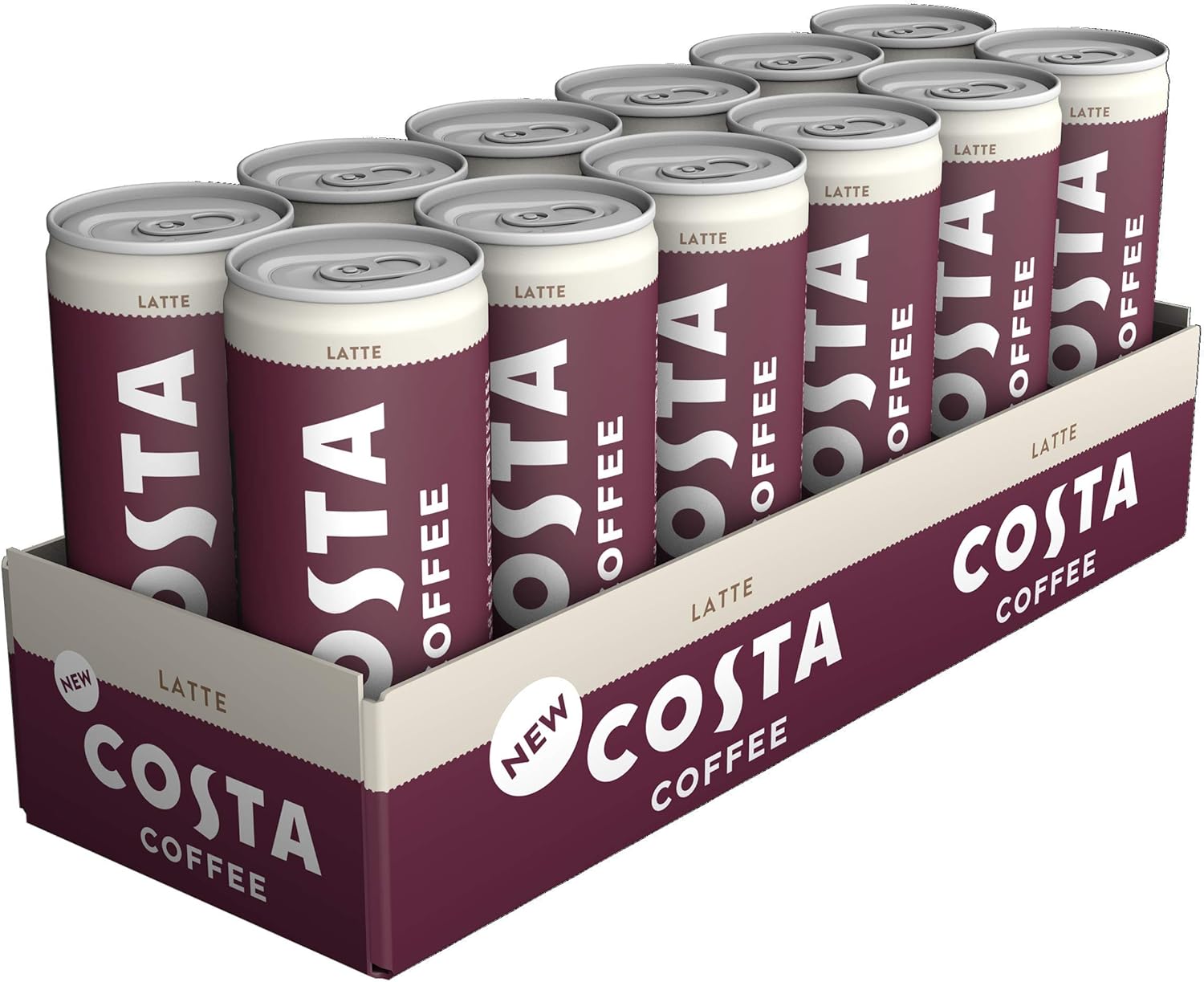 Costa Coffee Latte 12 x 250ml Cans