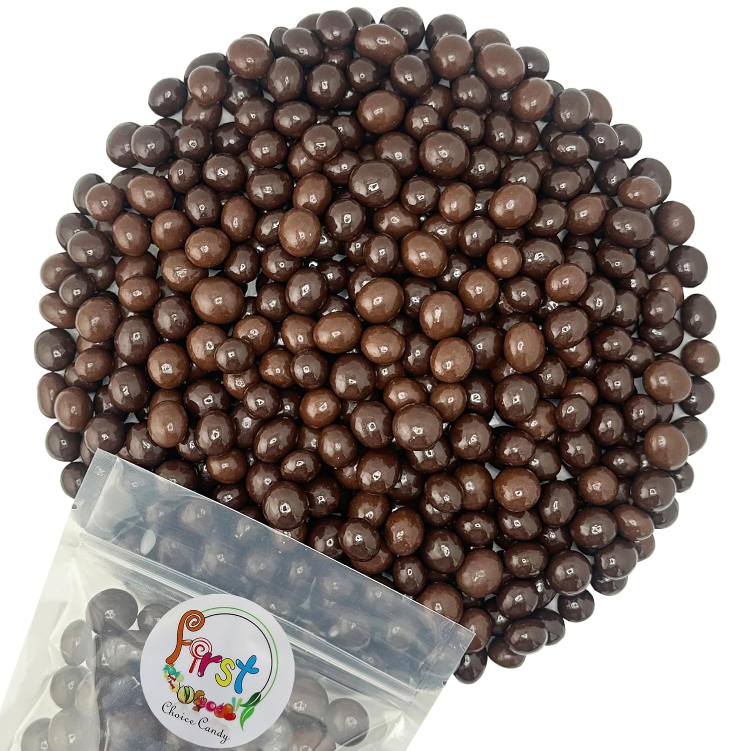 Chocolate Covered Roasted Espresso Coffee Beans (1 Pound, Milk Chocolate)