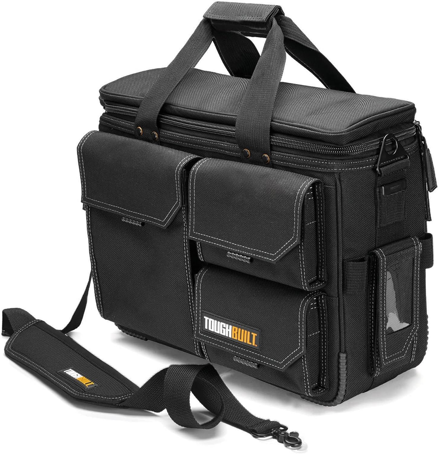 ToughBuilt TB-EL-1-M2 Quick Access Laptop Bag & Shoulder Strap for Up to 17" Laptops, Black