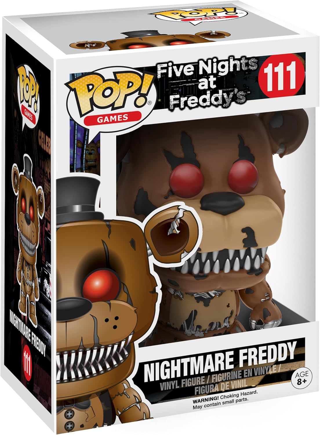 Funko POP! Games: Five Nights At Freddy's (FNAF) - Nightmare Freddy - Five Nights At Freddy's - Collectable Vinyl Figure - Gift Idea - Official Merchandise