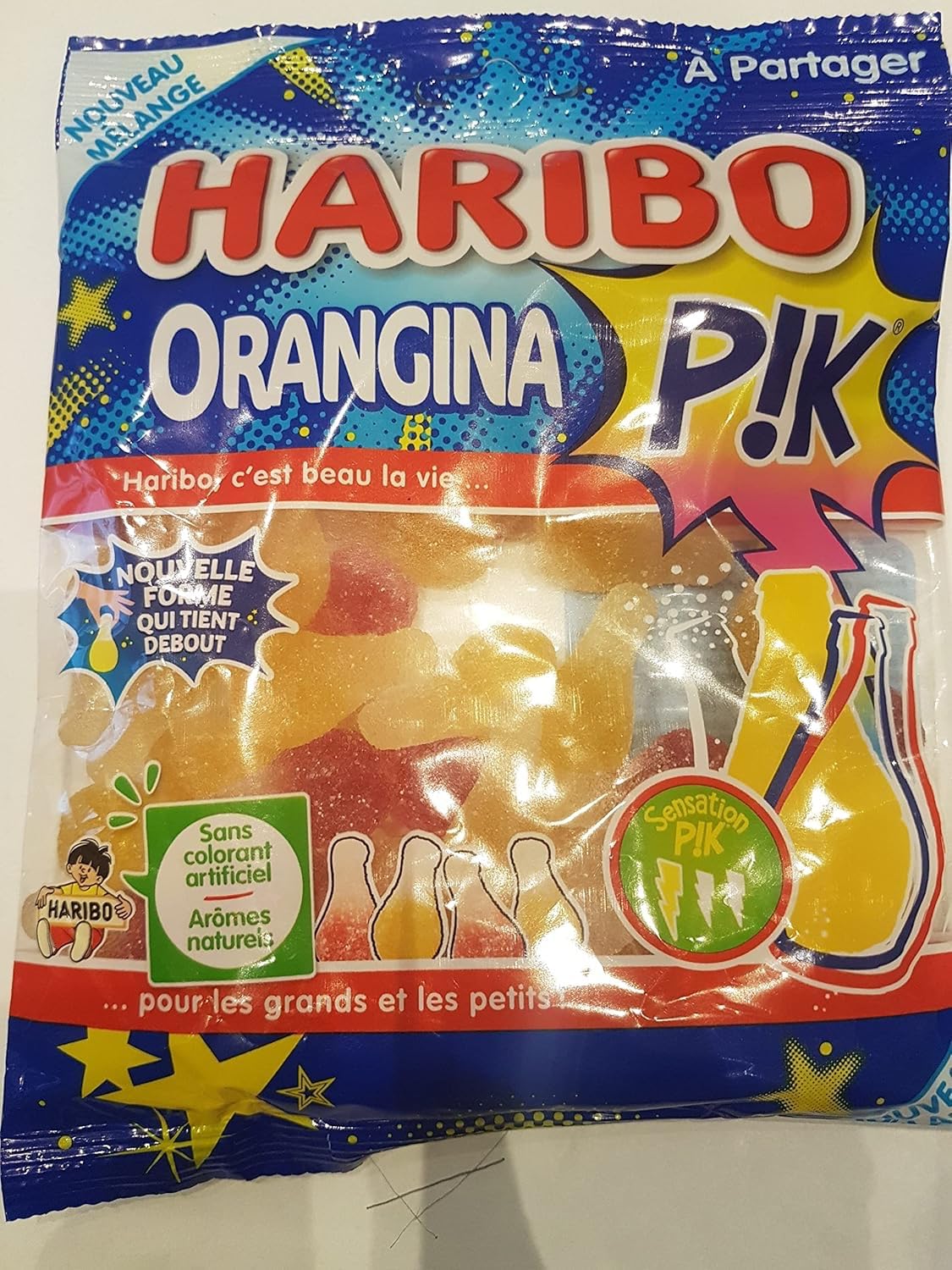 Haribo Orangina Sour Gummy Candies 250 Grams - Three Flavors