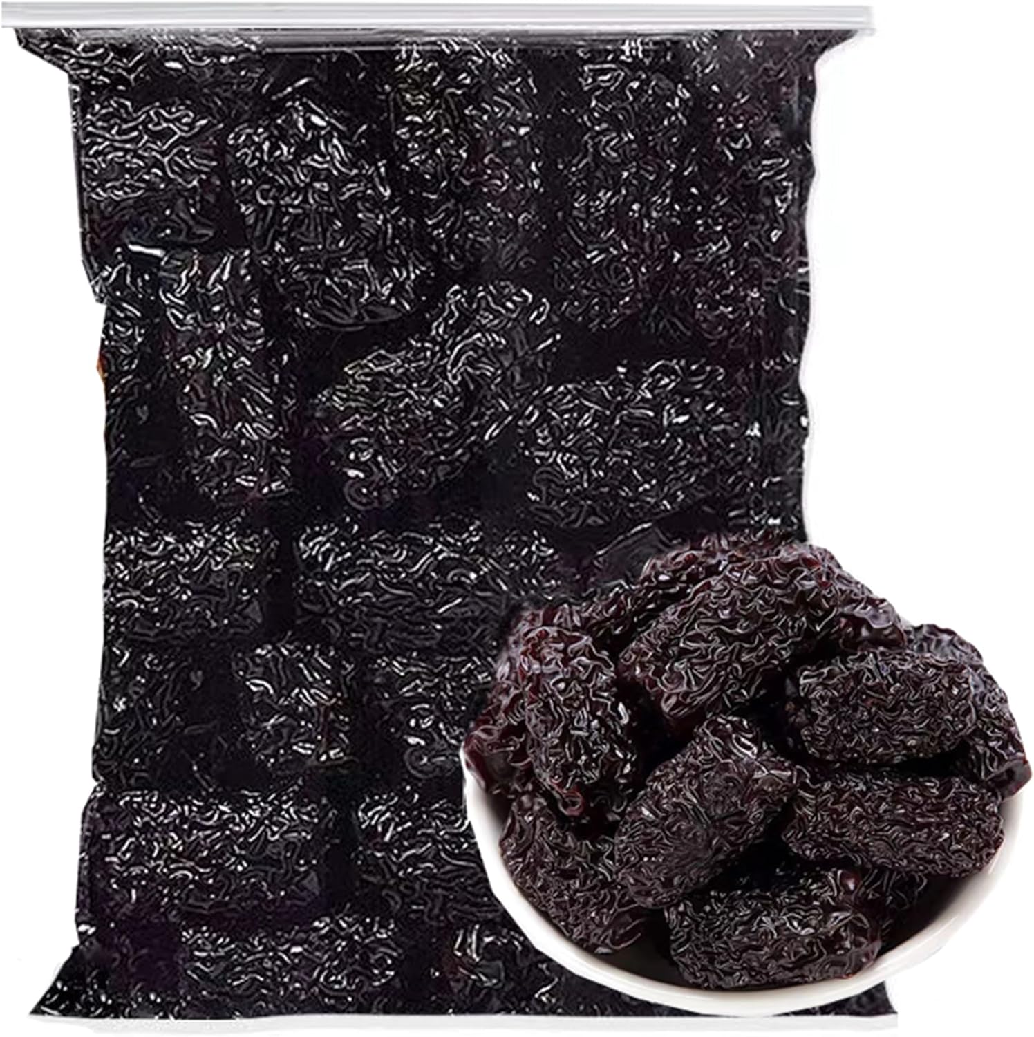 Black Jujube Purple Crystal Black Dates 300g Soft Glutinous Fragrant Sweet Honey Jujube Snack Dried Fruits Dried Red Dates