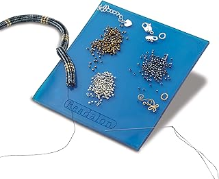 Beadalon Bead Mat Tacky 4.25-Inch-by-4.25-Inch,Blue