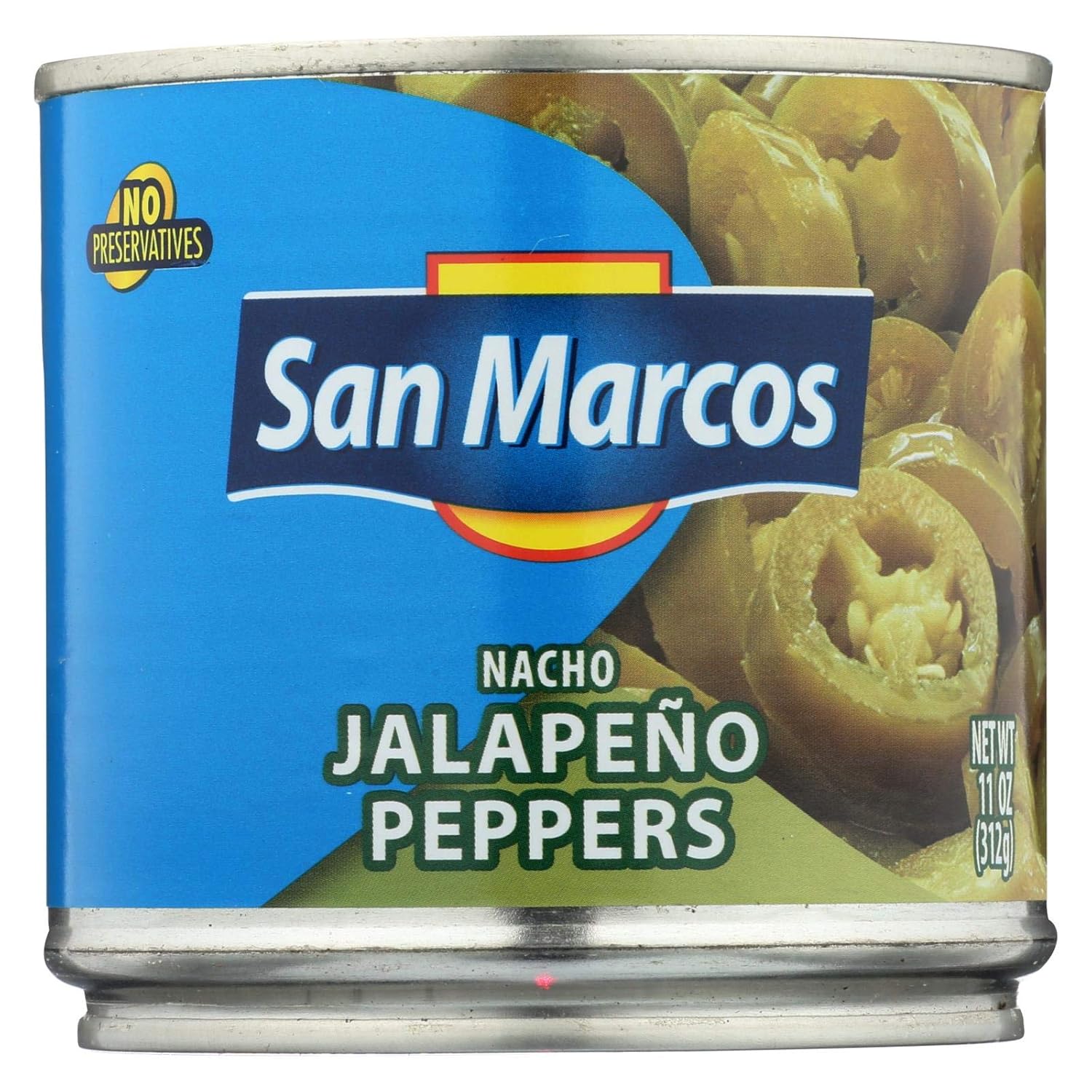 San Marcos, Nacho Jalapeno Peppers, 11 Oz (Pack of 12)