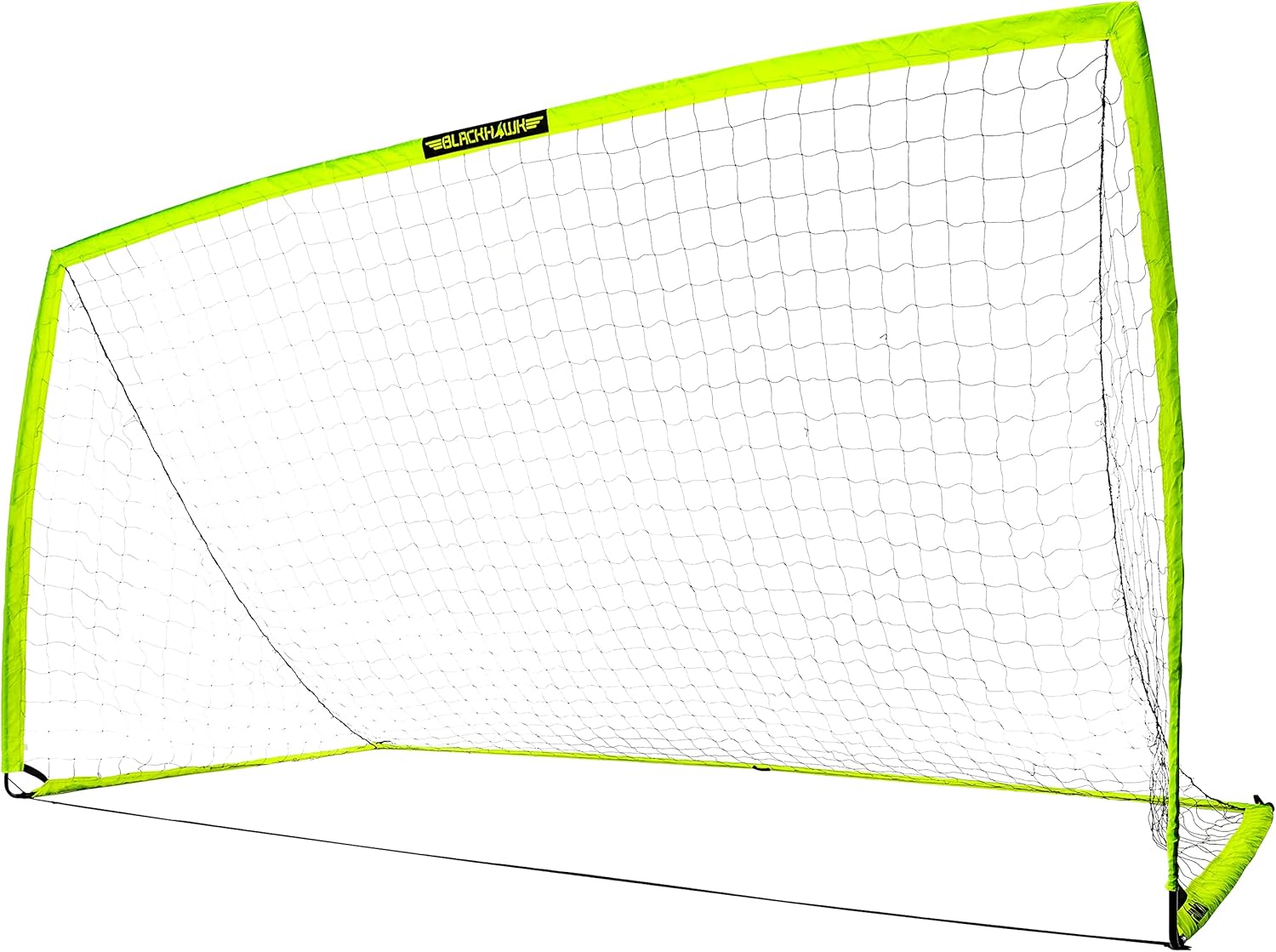 Franklin Sports Blackhawk Backyard Soccer Goal - Portable Pop Up Soccer Nets - Youth + Adult Folding Indoor + Outdoor Goals - Multiple Sizes + Colors - Perfect for Games + Practice