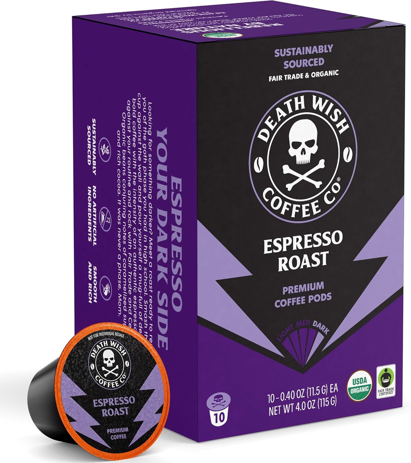 Death Wish Coffee Pods Espresso 10CT