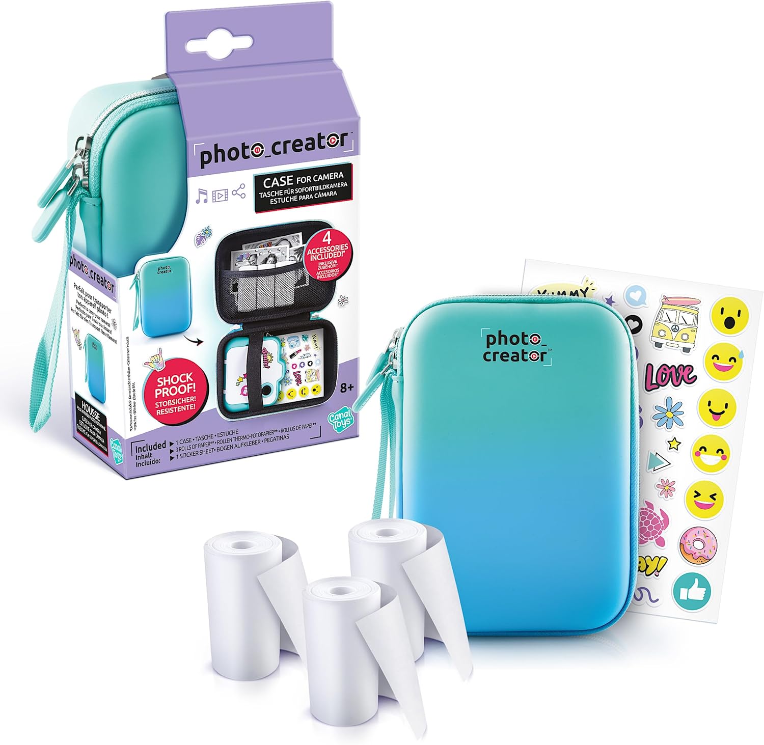 Photo Creator Instant Camera Case, Teal