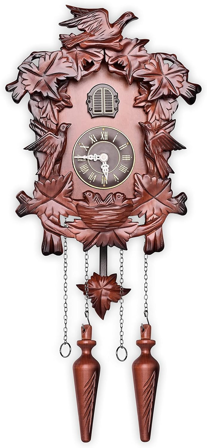 Kendal Cuckoo Clock Pendulum Quartz Wall Clock Black Forest House Home Decor Newlywed Housewarming Gifts MX316