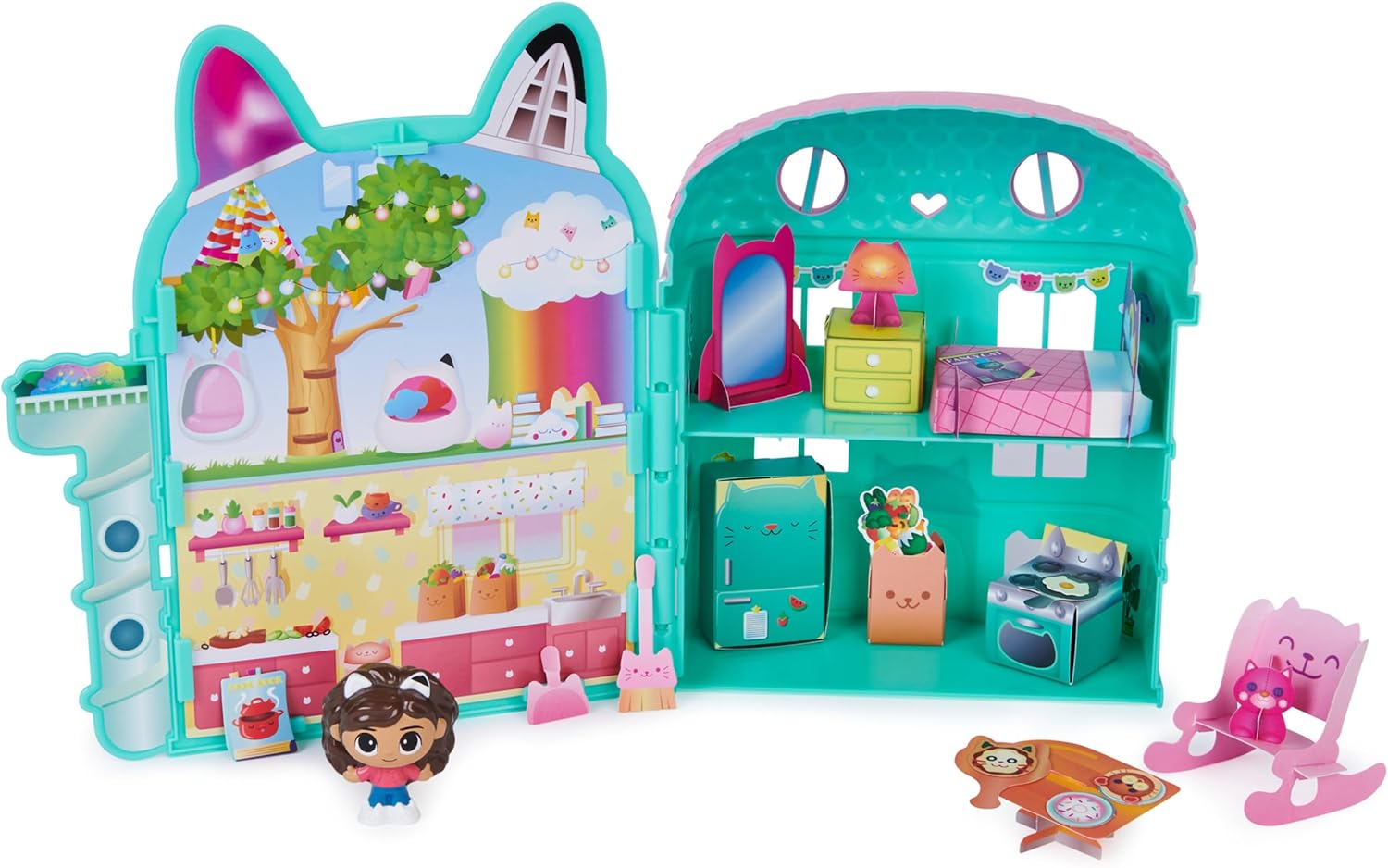 Gabby's Dollhouse Dollhouse, Multicolored, from 3 Years Old