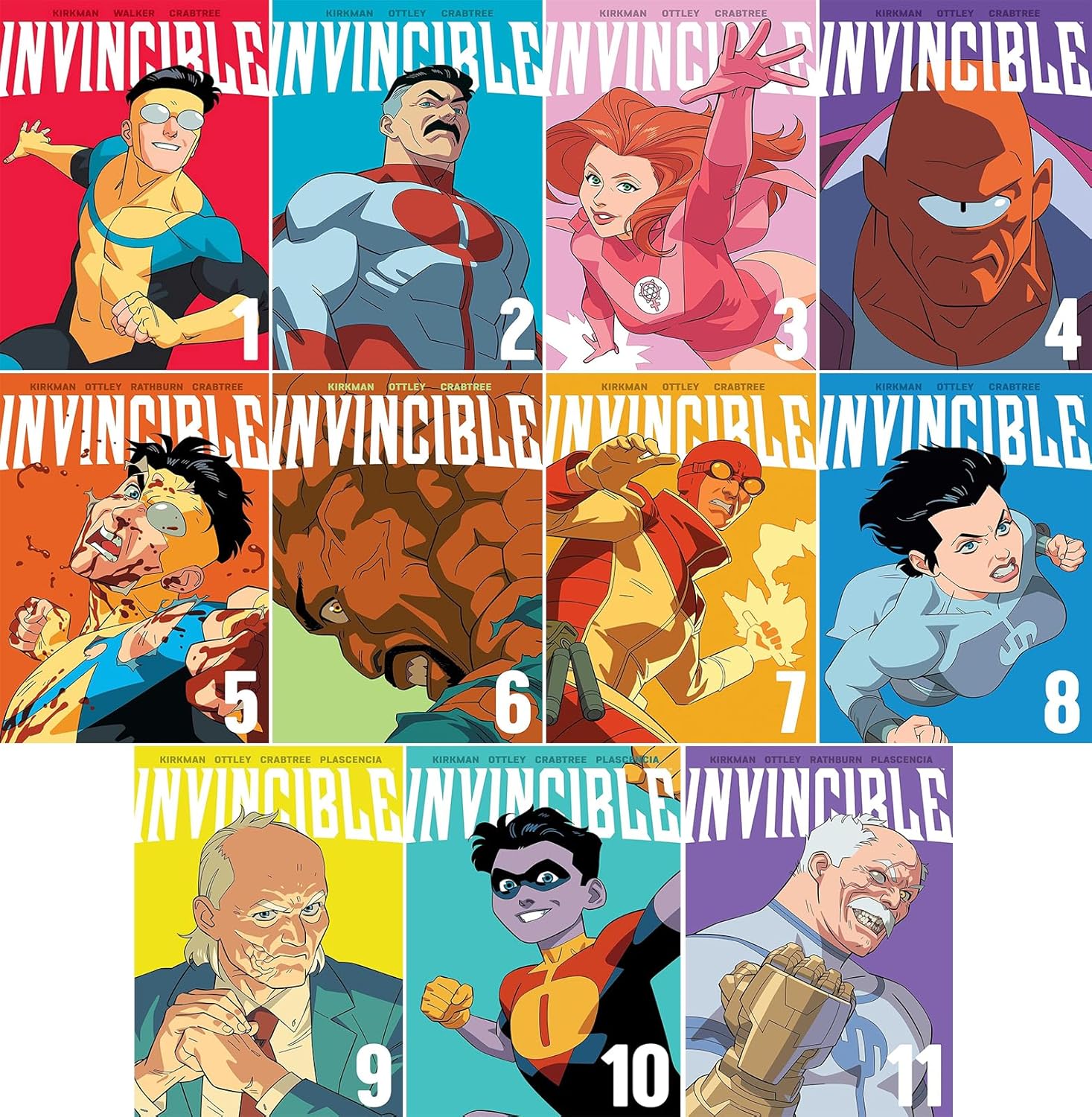 Invincible Series (New Edition) 11 Books Collection Set Vol.1-Vol.11 by Robert Kirkman