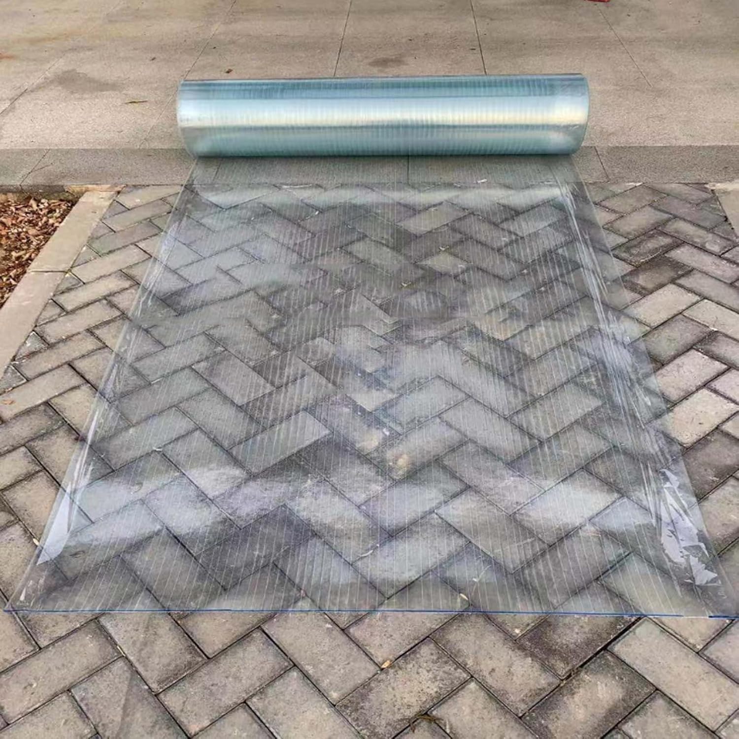 Glassfiber Polycarbonate Roofing Sheet,Lightweight Clear Plastic Roof Cladding,Rain-Proof UV Protection Daylighting Panels,for Garden,Greenhouses,Carports,Enclosu,Easy to Cut (2 x 13.1ft)