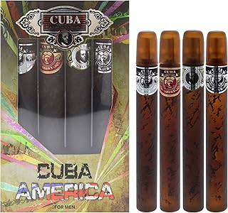 CUBA AMERICA 4-Piece SET, 4X35 ML (BLACK, BROWN, GREEN, GREY)