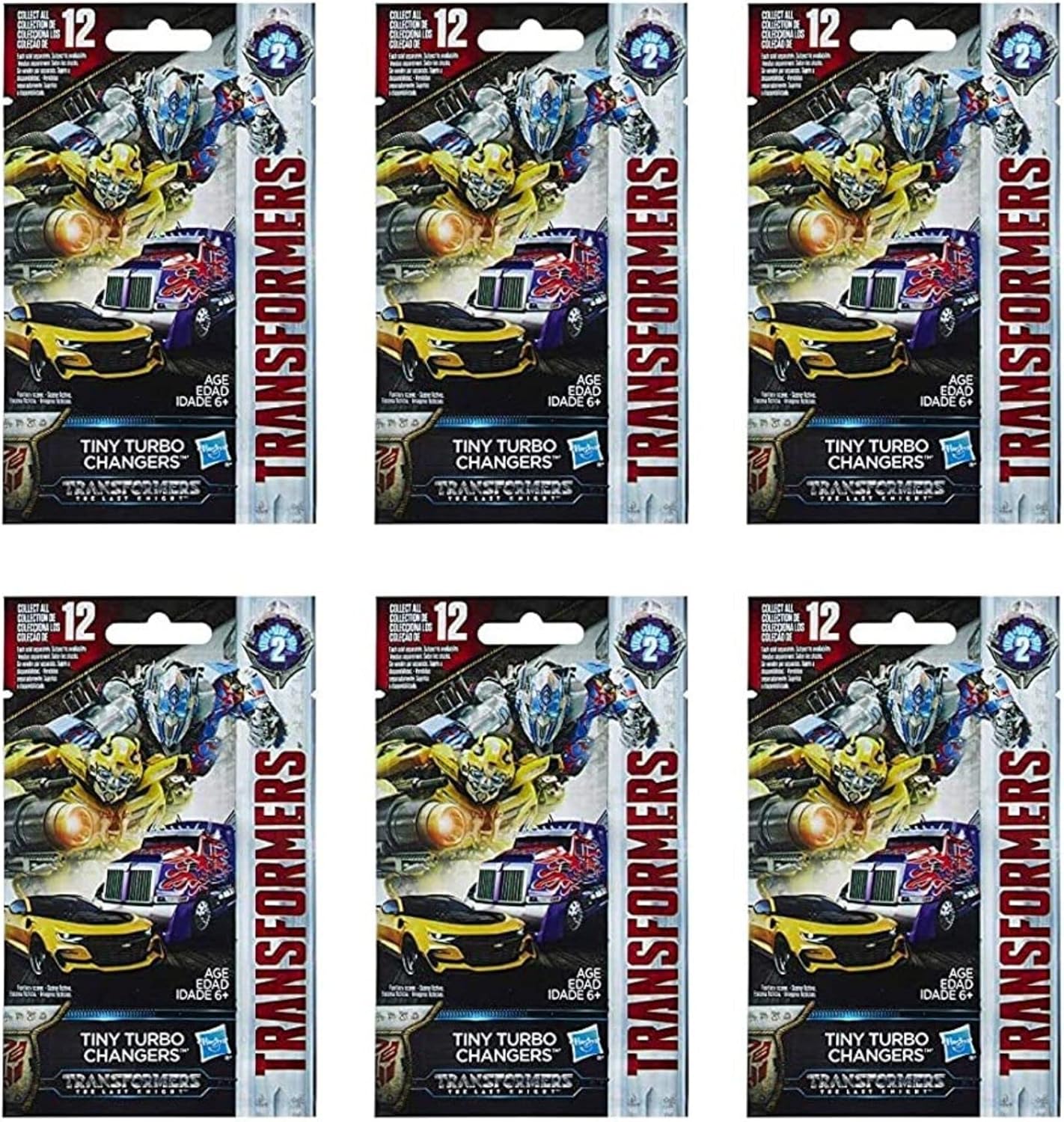 Transformers Tiny Turbo Changers Series 2 Blind Bag Party Favour Pack of 6