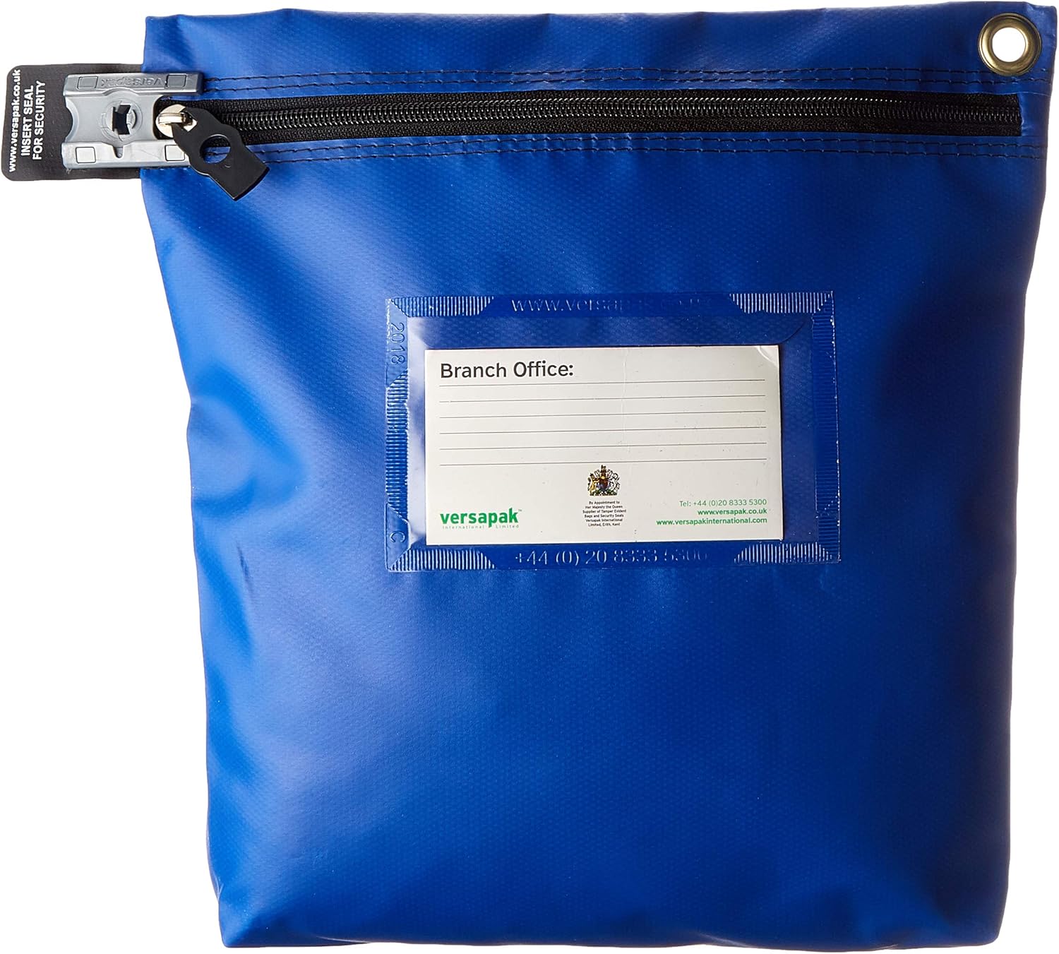 Versapak CCB1_BLS Medium Secure Cash Bag - Blue