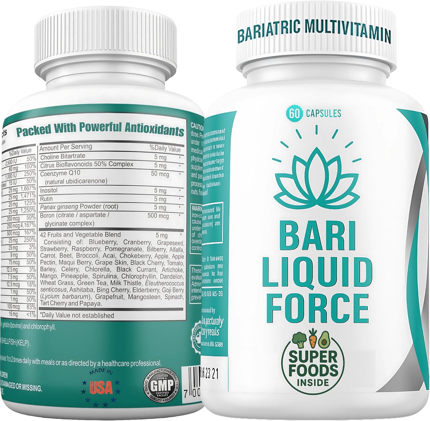 Bariatric Multivitamin for Post Gastric Sleeve, Bariatric Sleeve, Gastric Bypass