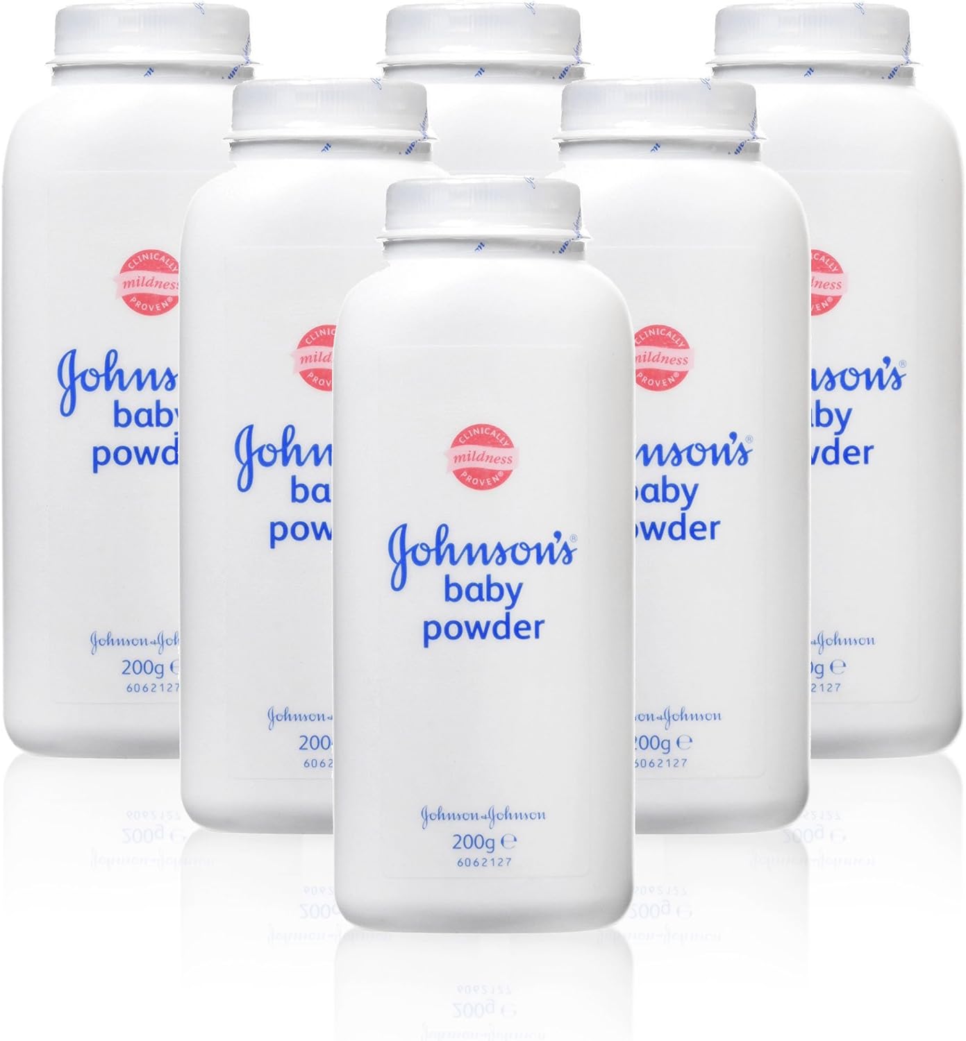 6 X JOHNSONS Baby Powder 200 GR 200g | 6 Pack Bundle