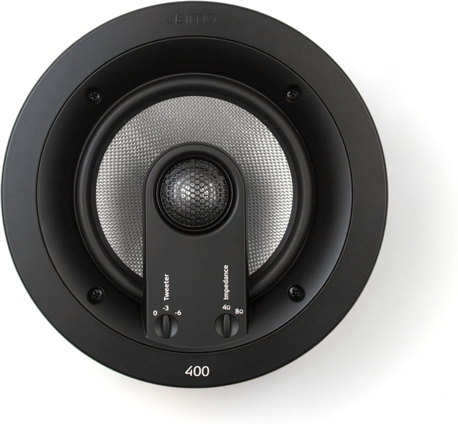 Jamo IC 406 FG 6.5" In-ceiling Custom Installation Speakers w/ switchable ohm level and white paintable grilles (pair)