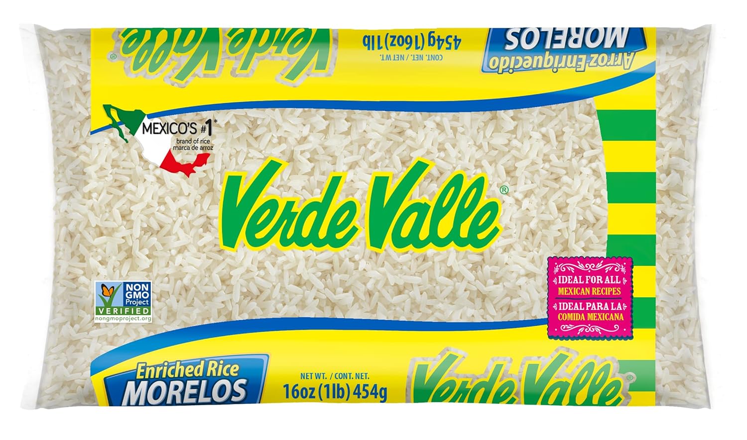 Verde Valle Morelos Rice 1 Lb (Pack of 1)