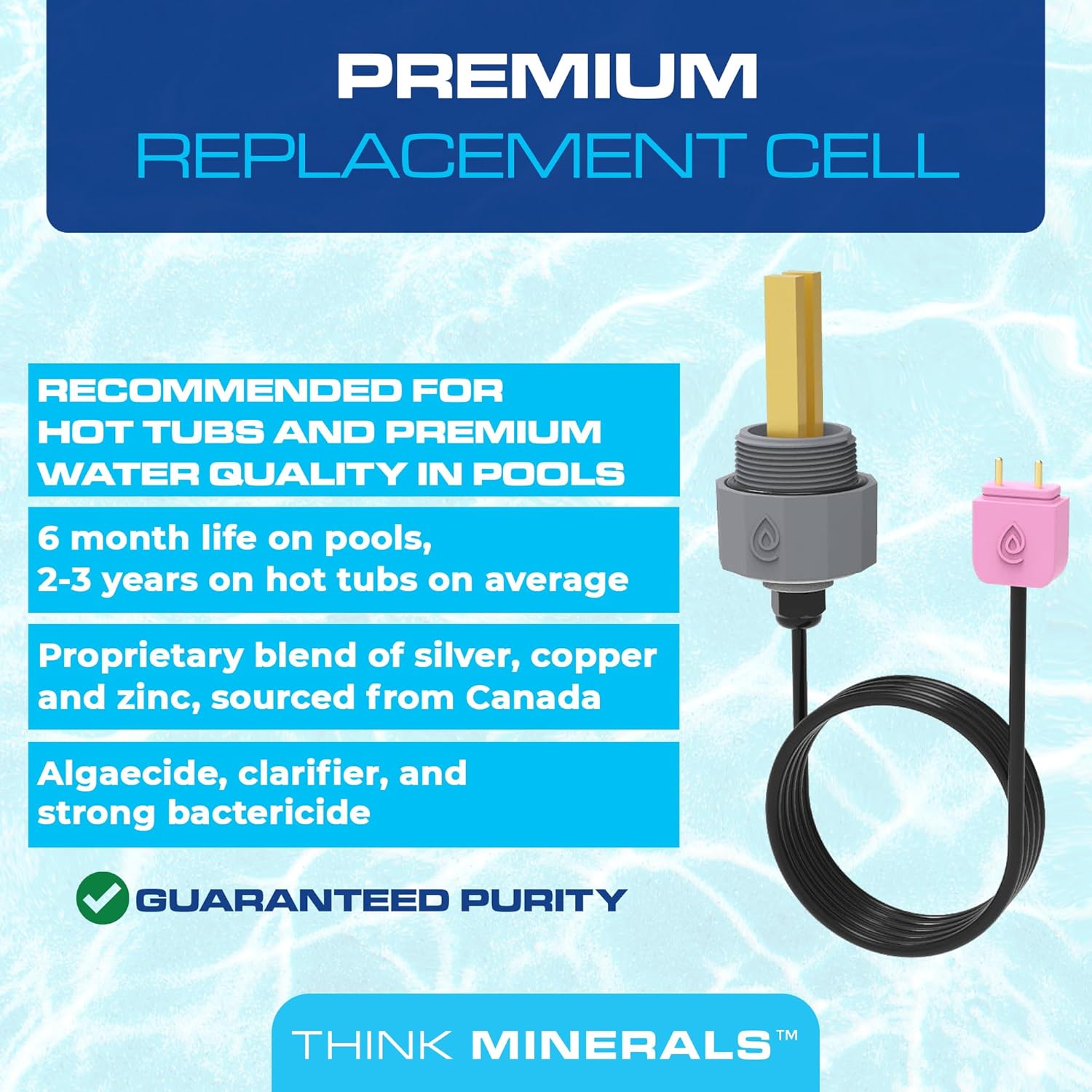 ClearBlue Ionizer Premium Replacement Cell Electrodes - Genuine Manufacturer Part CBI-Cell-PSL