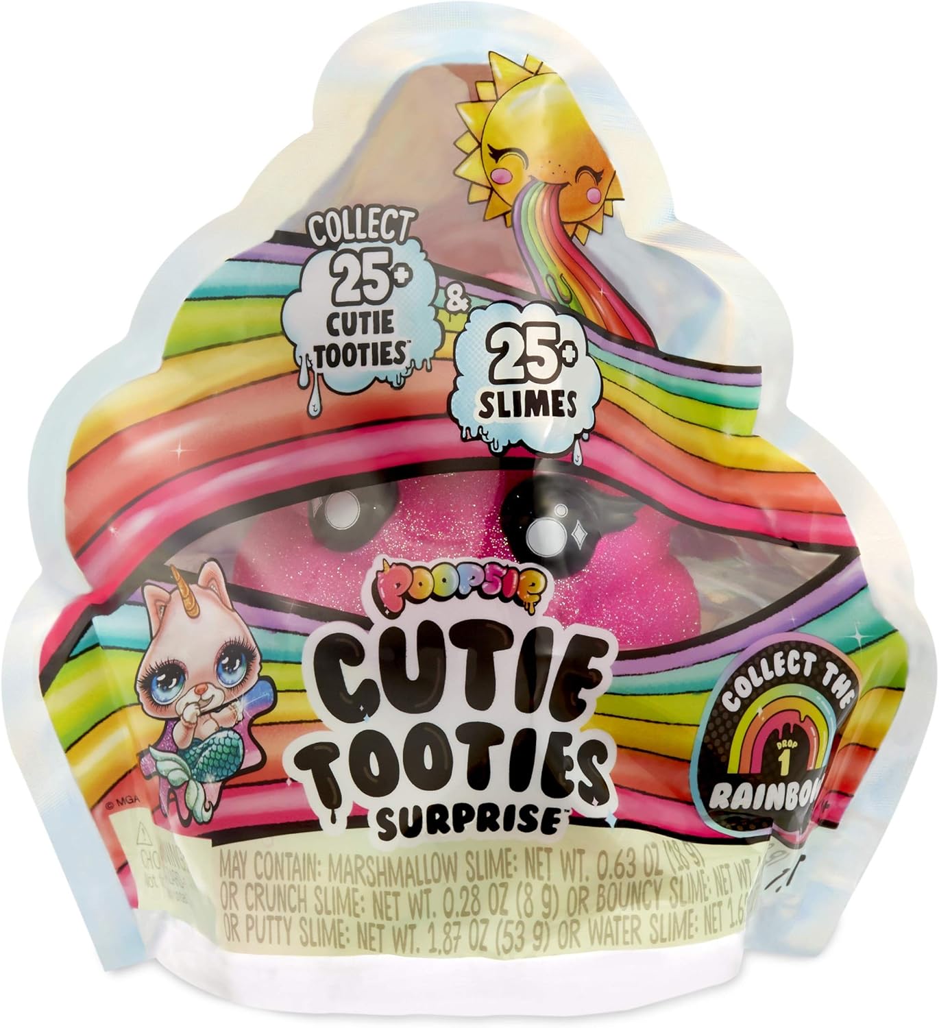 Poopsie Cutie Tooties Surprise Collectible Slime & Mystery Character, Multicolor