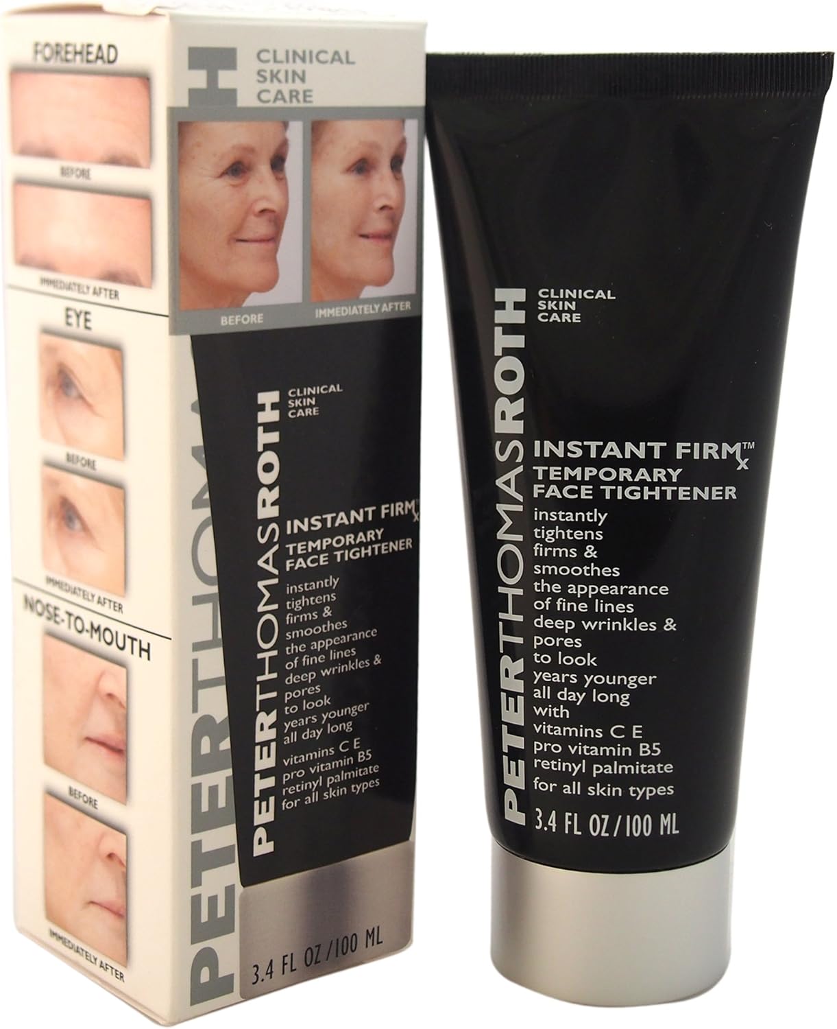 Peter Thomas Roth - Instant FIRMx® Temporary Face Tightener, Instant Face Tightening Serum, Anti-Aging Wrinkle Reducer, Pore Minimizer, Forehead, Crow’s Feet, Fine Lines, Skin Tightening Creamner