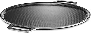 HexClad Hybrid Nonstick Pizza Steel for Pizzas and Flatbreads Up to 14", Dishwasher-Friendly, BBQ and Oven-Safe Up to 900°F