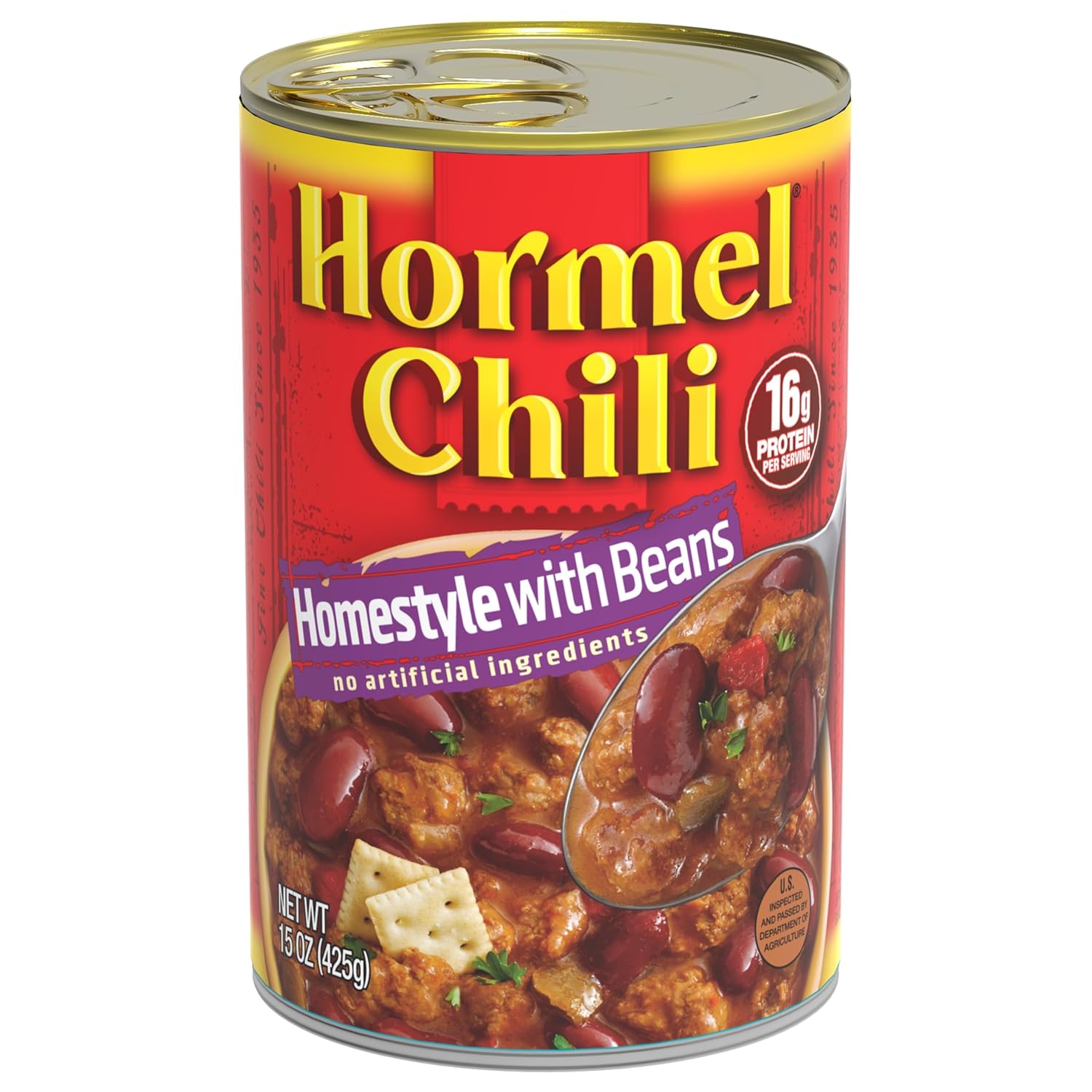 Hormel Chili Hormel Home Style Chili With Beans, 15 Ounce (Pack of 12)