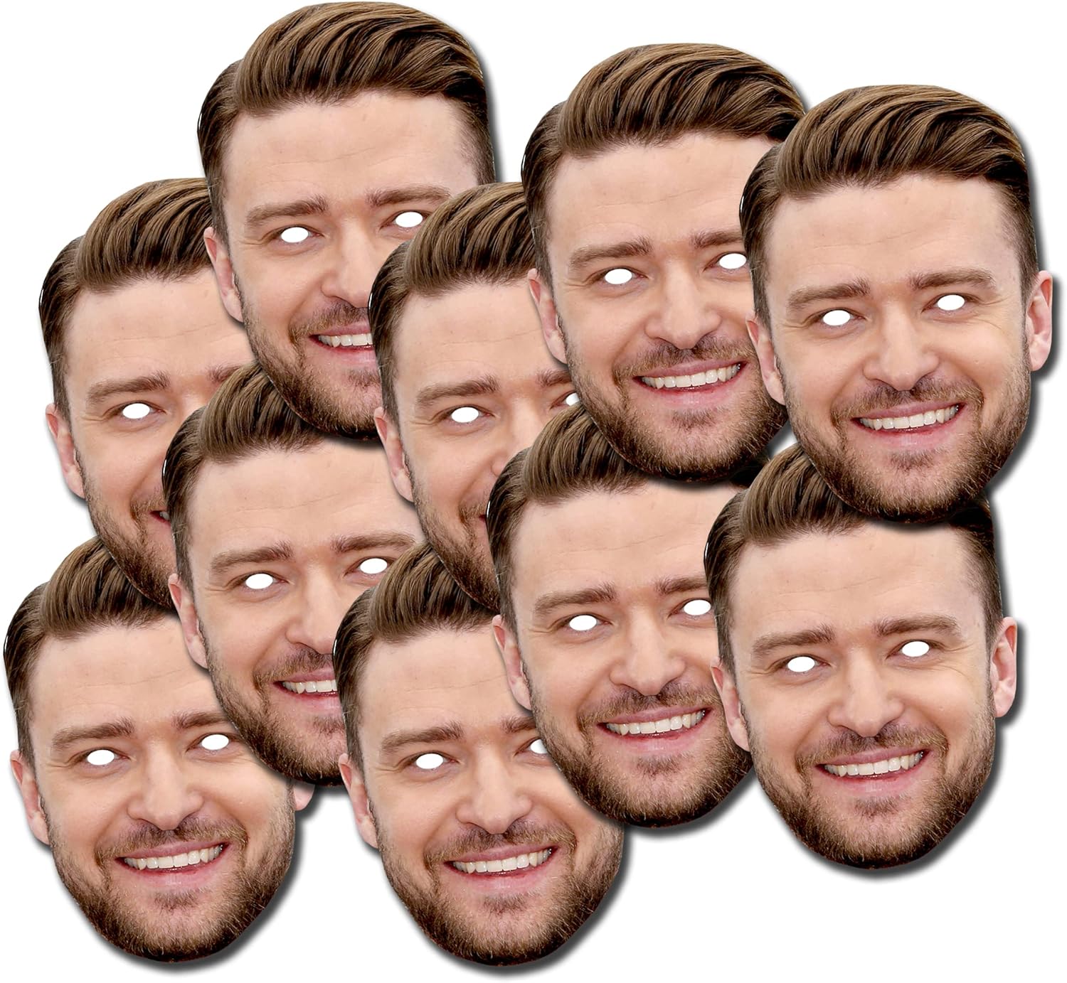 Personalised Photo Face Masks - DIY or Ready To Wear - Custom kits For Hen do, stag do, birthday party