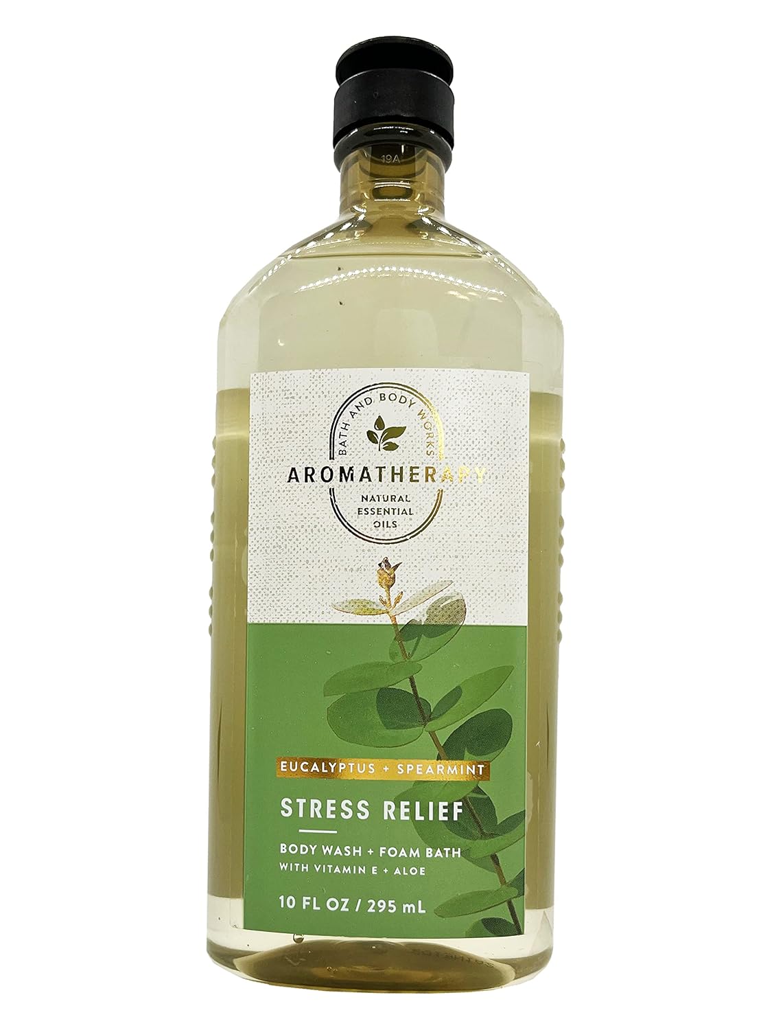 Bath & Body Works Aromatherapy Stress Relief - Eucalyptus + Spearmint Body Wash & Foam Bath, 10 Fl Oz